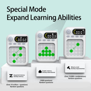 Tableta <span class=keywords><strong>Schulte</strong></span> para Educación Temprana, máquina de entrenamiento de concentración de barra OLED para niños, rompecabezas, audición Visual, estudiantes - Product Image 2