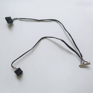 Rakitan Harness kawat konektor kustom Rs232 Dupont Idc 2.54 2*6mm ke Df14 20p kabel datar - Product Image 5