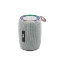 Speaker Subwoofer Nirkabel Outdoor TG434 Baru untuk Luar Negeri dengan Slot Kartu, Efek Suara EQ, Lampu LED, Output 8W