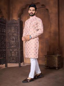 Kurta Pant de Diseñador de Lujo para Hombre para Ocasiones Especiales, Kurta Pajama Pakistaní para Venta de Exportación desde India - Product Image 6