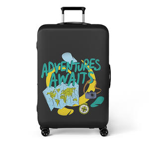 Housse de <span class=keywords><strong>bagage</strong></span> élastique en polyester Housse de valise promotionnelle en spandex protecteur - Product Image 5