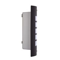 Moderno IP44 pulido de acero inoxidable sensor de movimiento E27 60W pared exterior lámpara de luz de mamparo