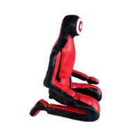 Mannequin de grappling Allfight Jiu Jitsu en PVC et cuir microfibre, sac de frappe lourd rempli de sable pour entraînement MMA et boxe en salle de sport