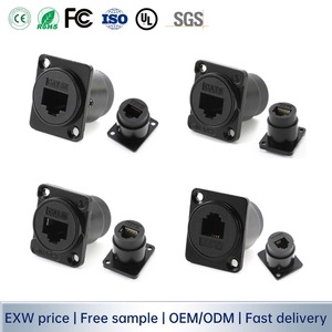อะแดปเตอร์เชื่อมต่อเครือข่าย Cat5e Cat6 Cat6a Cat8 หัวต่อ RJ45 Keystone <span class=keywords><strong>Jack</strong></span> แบบ <span class=keywords><strong>D</strong></span> อะแดปเตอร์ RJ45 แบบโมดูลาร์ หัวต่อตรง แผงเชื่อมต่อ RJ45 ตัวแยกสัญญาณ RJ45 - Product Image 2