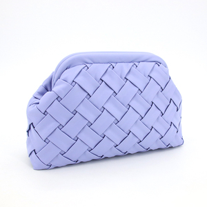 Borsa Cosmetica di Lusso Personalizzata in PU Intrecciato, <span class=keywords><strong>Pochette</strong></span> Portatile alla Moda - Product Image 2