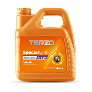 น้ำมันเครื่องสังเคราะห์แท้ TERZO Specialsynth 5W 40 สำหรับเครื่องยนต์เบนซิน API SP ACEA A3 B4 สำหรับรถยนต์เทอร์โบยุโรป - Product Image 1