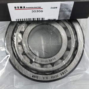 USMA Rodamientos de acero cromado 32008JR Rodamiento de rodillos cónicos de una sola fila P6 Clasificación de precisión 32008JR 32008J - Product Image 2