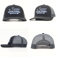 BSCI haute qualité Oem vente en gros classiques personnalisés broderie Logo sport Gorras 6 panneau éponge maille chapeau coton extérieur casquette de camionneur