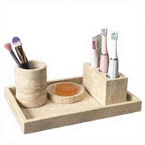 ถาดหินแกะสลักขัดเงาขนาดใหญ่ 30x20 ซม. สำหรับตกแต่งบ้าน ใช้งานได้หลากหลาย ทนทาน ทำความสะอาดง่าย ใช้เป็นภาชนะใส่อาหาร วางบนระเบียง - Product Image 3