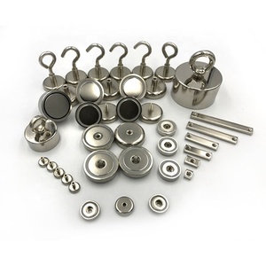 강력한 NdFeB 장착형 네오디뮴 자석 후크 원형 낚시용 네오디뮴 자석 나사 포함 - Product Image 1