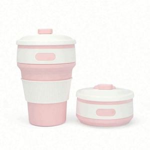 <b>Reusable</b> Silicone Coffee <b>Cups</b> for Adults - Portable and Sustainable Drinkware - Product Image 1