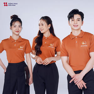 Polo personnalisé OEM en coton et polyester respirant, uniforme pour le personnel et la promotion - Product Image 2