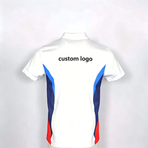 New Arrival Color <b>Block</b> Racing Team Polo Custom Sponsor Logo Printed High Quality Quick Dry Polo For Race Competition Street - Product Image 4