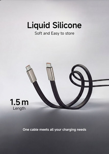 حامل هاتف محمول قابل للطي بقوة 240 واط مع كابل شحن سريع من السيليكون السائل بالجملة - Product Image 5