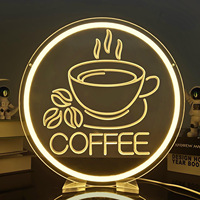 Enseignes lumineuses LED en acrylique personnalisées avec logo d'entreprise, Bluetooth/WiFi intégrés pour la publicité et la décoration murale