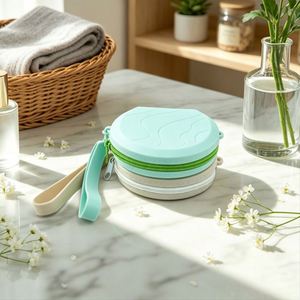 Factory Direct Fashion Soft Silicone Mini Coin Purse With Zipper <b>Wrist</b> <b>Strap</b> Water Resistant Unisex for Daily Use - Product Image 1