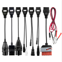 Câble OBD OBD2 Full Set 8PCS pour Delphi Vd ds150e Cdp WOW Autocom Parts Diagnostic Scanner