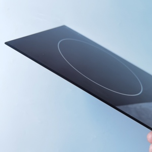 Bình thường độ dày cảm ứng nồi 4mm đen gốm thủy tinh chịu nhiệt Tempered hồng ngoại đung thủy tinh gốm tấm kính - Product Image 5