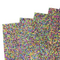 300gsm 12x12 Inch Plastic Coated Metallic Paperboard Smooth Glitter Mirror Card Paper Cardstock for Christmas DIY