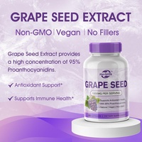 Cápsulas de Extracto de Semilla de Uva con Proantocianidinas, Suplementos Naturales de Venta Caliente OEM ODM