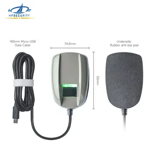 Gratis Sdk Usb Metalen Vingerafdruklezer Biometrische Vingerafdruksensor Voor Bank Met Gratis Sdk Hf4000 Hfsecurity