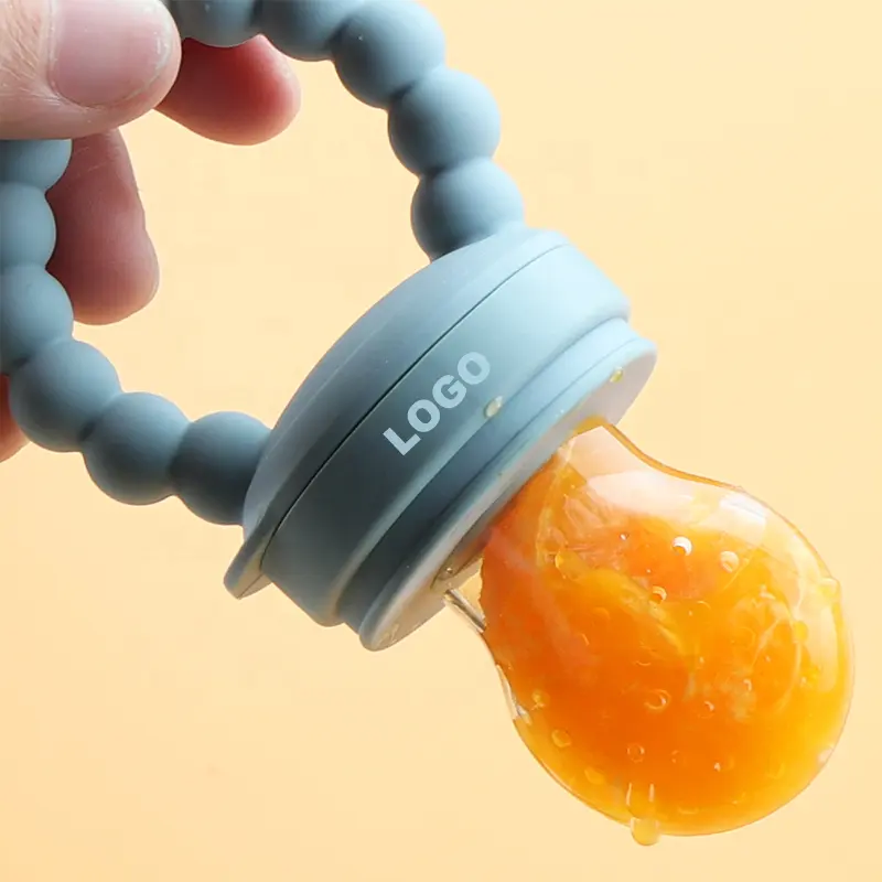 Ciuccio per frutta per bambini ecologico personalizzato ciuccio per alimenti per frutta fresca per bambini ciuccio per alimenti per bambini in Silicone senza Bpa