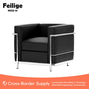 Sedie da ufficio ergonomiche e moderne, divano pigro, soggiorno, divano in pelle, Set di mobili, fonte diretta - Product Image 4