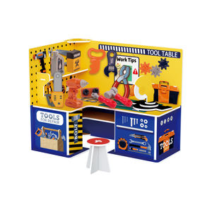 Nouveau produit : Jeu de puzzles éducatifs 3D, 41 pièces, atelier d'ingénierie de simulation, maison de jeu DIY pour les enfants de 3 ans - Product Image 3