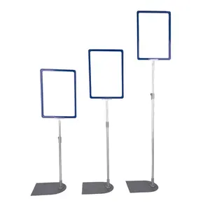 Wholesale Supermarket 8.5x11 Sign Holder Plastic Frame Stand