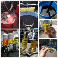 Nouvelle conception de machine de traitement des huiles usagées, mini-recyclage d'huiles moteur usagées en huile de base