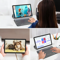 Tablette PC Android 15 P30H-L10 de 10,1 pouces, fournie par l'usine, processeur Allwinner A523 Octa Core 2,0 GHz, 4 Go + 128 Go, avec clavier et souris