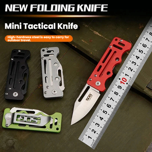 Couteau pliant multifonctionnel EDC pour le camping en plein air, couteau à clé pliable portable, mini couteau - Product Image 2