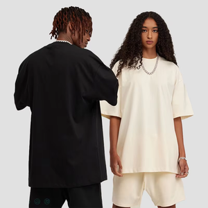 T-shirts pour hommes en coton 100% tricoté, imprimés, décontractés, respirants, écologiques, coupe classique, haute qualité, 305 g/m², vente en gros - Product Image 2