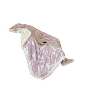 Coral Fleece Blanket 100x150cm 150x200cm 200x230cm Anti Static Home Use Rectangular Floral Pattern Milk Floss Material - Product Image 1