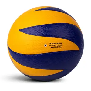 Official Size 5 Volleyball Ball Microfiber Leather 100% Match Weight For Training And Volleyball Matches