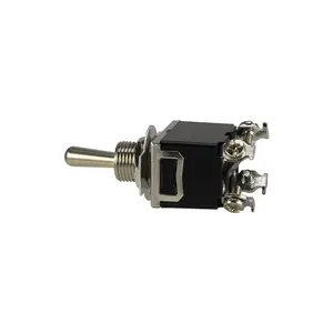 CNTD Miniature Toggle Switch C5R21B Double Pole Single Throw With Spring Return 15A 250VAC Screw Terminal