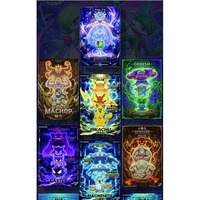 DIY Elf Baby Dream and Fantasy Collection Art Board Version anglaise Terastal Festival Scarlet Violet Pok Cards Décoration d'intérieur