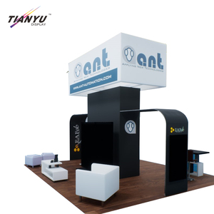 6x6 20x20ft tùy chỉnh Modular nghệ thuật hội chợ triển lãm thương mại Booth Set thiết kế và sản xuất hiển thị mang nhãn hiệu đứng cho triển lãm - Product Image 2