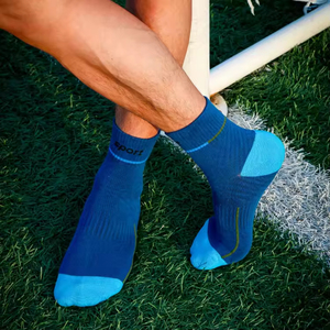 Custom Logo Crew Knitted Cotton Sports <b>Compression</b> <b>Running</b> <b>Socks</b> Breathable & Anti-Bacterial High Quality Wholesale - Product Image 5