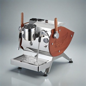 <span class=keywords><strong>Cafetera</strong></span> <span class=keywords><strong>Espresso</strong></span> Profesional Semiautomática de <span class=keywords><strong>Acero</strong></span> <span class=keywords><strong>Inoxidable</strong></span> con Caldera de Nuevo Estilo para Cafetería - Product Image 1