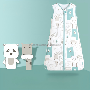 <span class=keywords><strong>Gigoteuse</strong></span> Bébé en Coton de Qualité Clinique, Contrôle de Température Estivale, Unisexe, Motif Imprimé, Sac d'emmaillotage Sûr pour Enfants - Product Image 1