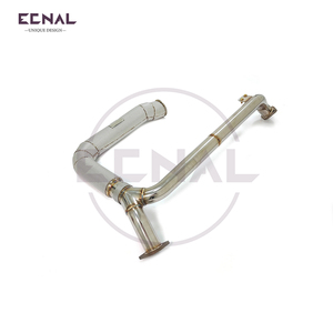 Ecnal para 2016 + Porsche Cayman Boxster 718 982 2,0 T 2,5 T tubo de escape de acero inoxidable aislado - Product Image 3