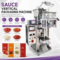 Machine d'emballage verticale automatique VFFS pour le ketchup, la pâte de piment, le miel, le beurre de cacahuète, les liquides et les pâtes