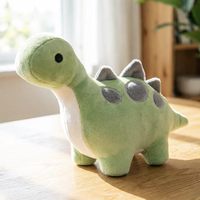 Peluche dinosaure super douce en coton PP, hauteur réglable, marque personnalisée, fabriquée en Chine, unisexe, pour tous les âges
