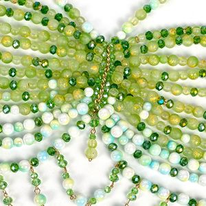 Cadena corporal de cuentas con gemas para mujer, estilo sexy, accesorio de <span class=keywords><strong>moda</strong></span> que realza la figura, top tubo calado, 2005 - Product Image 4