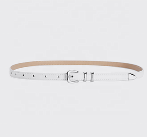 <span class=keywords><strong>Ceinture</strong></span> fine à <span class=keywords><strong>boucle</strong></span> en <span class=keywords><strong>argent</strong></span> trois pièces pour femmes haut de gamme <span class=keywords><strong>Ceinture</strong></span> en <span class=keywords><strong>cuir</strong></span> PU décorative polyvalente pour étudiants et jeunes Nouveau produit - Product Image 6