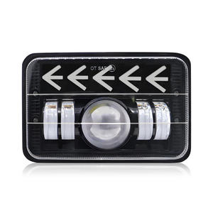 Faro LED de 5x7 pulgadas con luz alta y baja, luces LED para coche, ojo de ángel Halo DRL, accesorios para coche, faro delantero para Jeeps XJ Wranglers Offroad SUV - Product Image 2