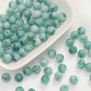 ลูกปัดอะคริลิคมรกตเม็ดหลวมอุปกรณ์สร้อยข้อมือแบบทำมือ - Product Image 4