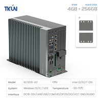 Vente directe du fabricant - Mini PC industriel sans ventilateur I3/I5/I7-12e génération, ordinateur embarqué IPC, 4 Go de RAM, 256 Go de stockage, en stock