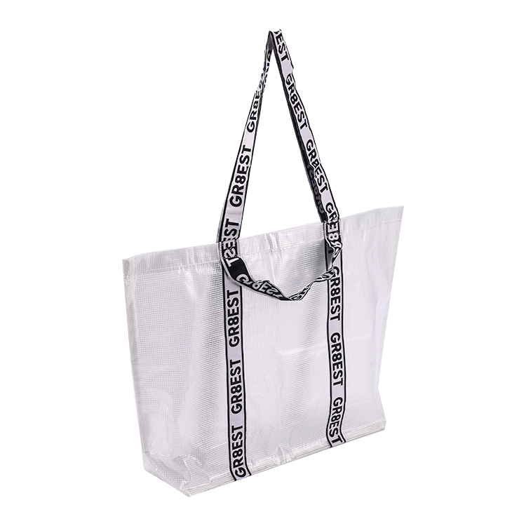 Hot Selling Recyclable Clear Polypropylene PP Woven Lamination Promotional Shopping Tote Bags